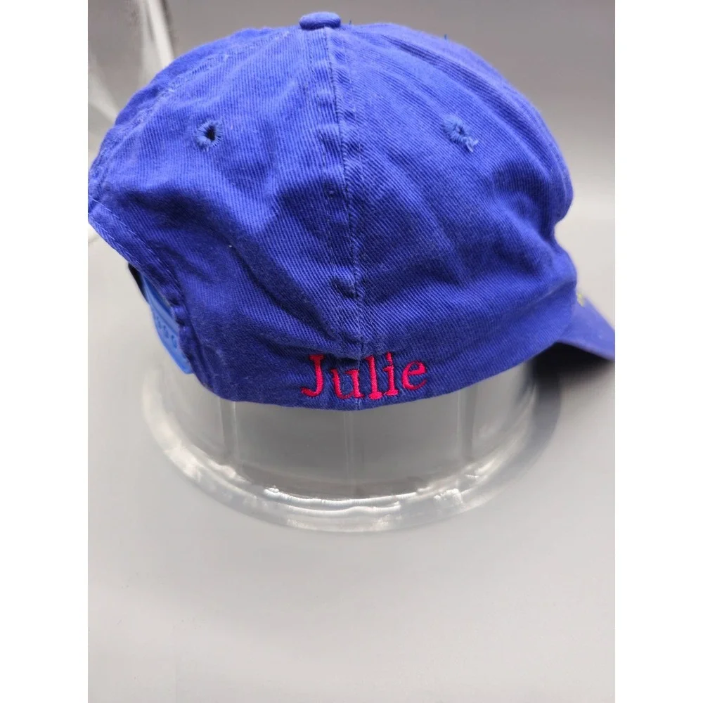 The Flintstones Julie Custom Blue Snapback Hat Cap Baseball‎